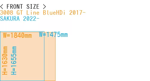 #3008 GT Line BlueHDi 2017- + SAKURA 2022-